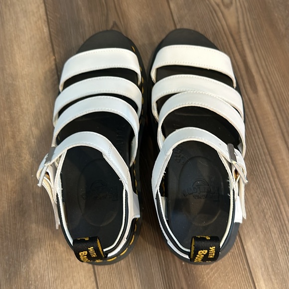 Dr. Martens Blaire Hydro Leather Platform Strap Sandals - Picture 6 of 7